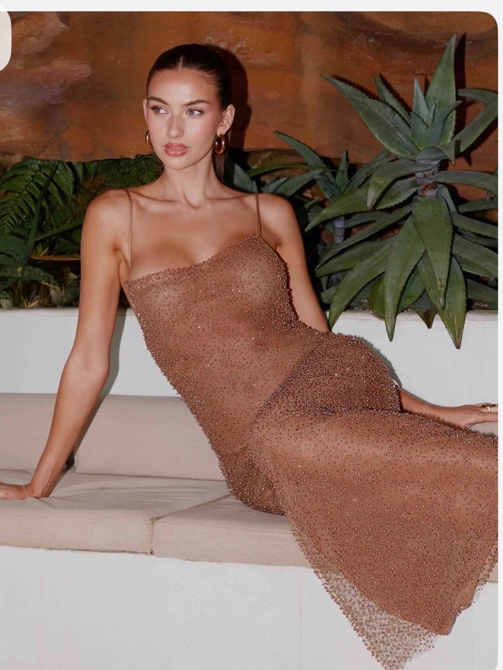 Peppermayo Zuella Beaded Maxi Dress